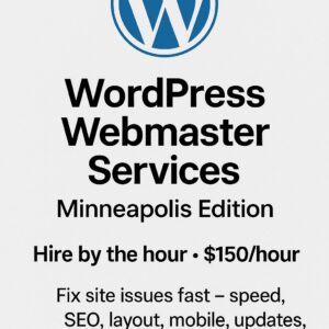 WordPress Webmaster Minneapolis Edition