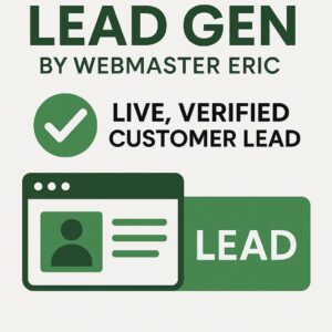 Lead Gen by Webmaster Eric
