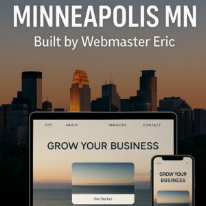Web Design Minneapolis MN – Built by Webmaster Eric