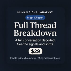 Full Signal Breakdown — Multi-Message Interpretation