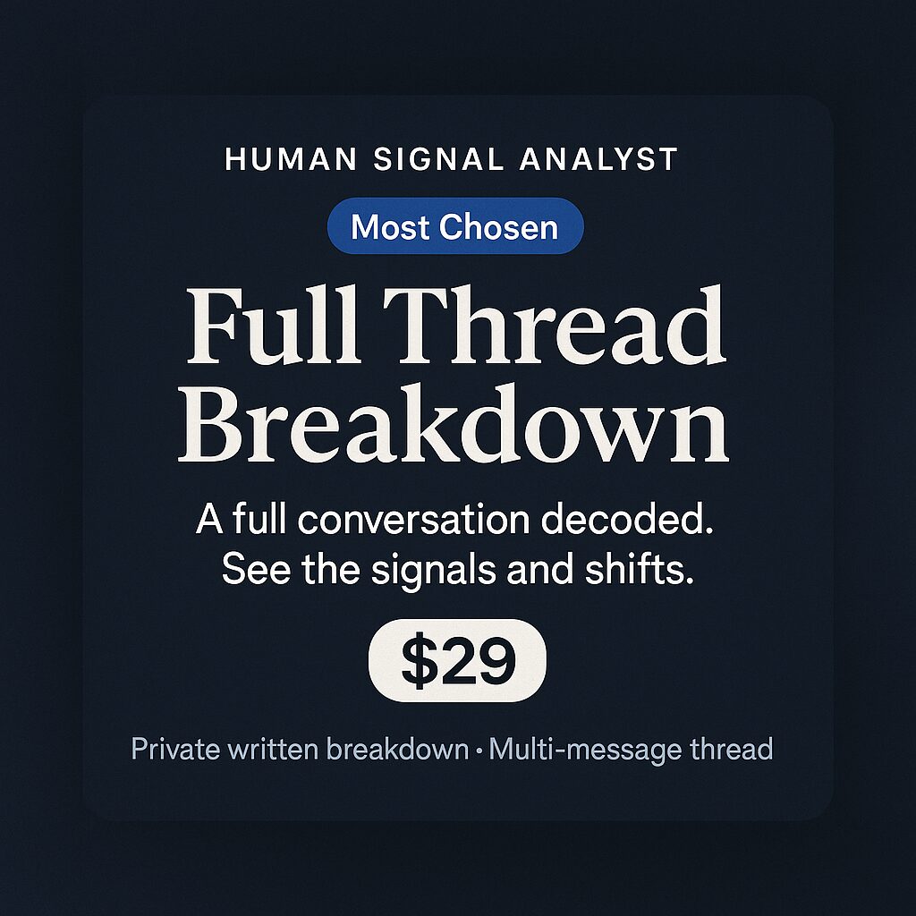 Full Signal Breakdown — Multi-Message Interpretation