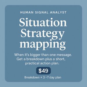 Situation Strategy Mapping — Premium Insight Plan