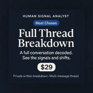 Full Signal Breakdown — Multi-Message Interpretation